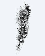 Dark Angel & Skull Totem Sleeve