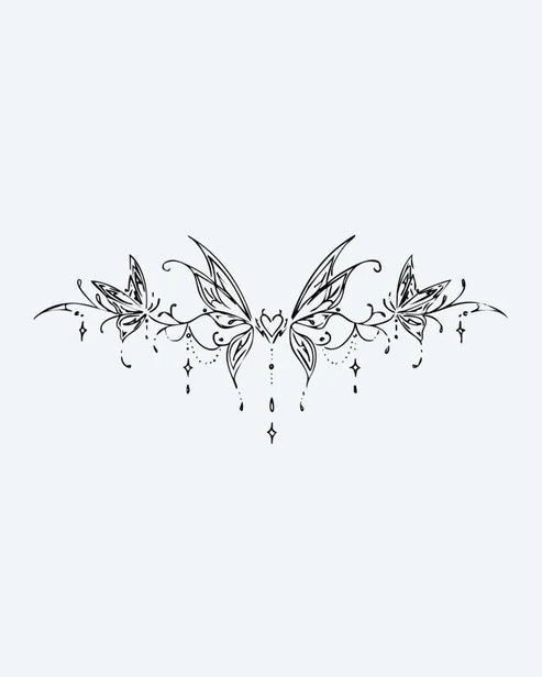 Butterfly Heart Band