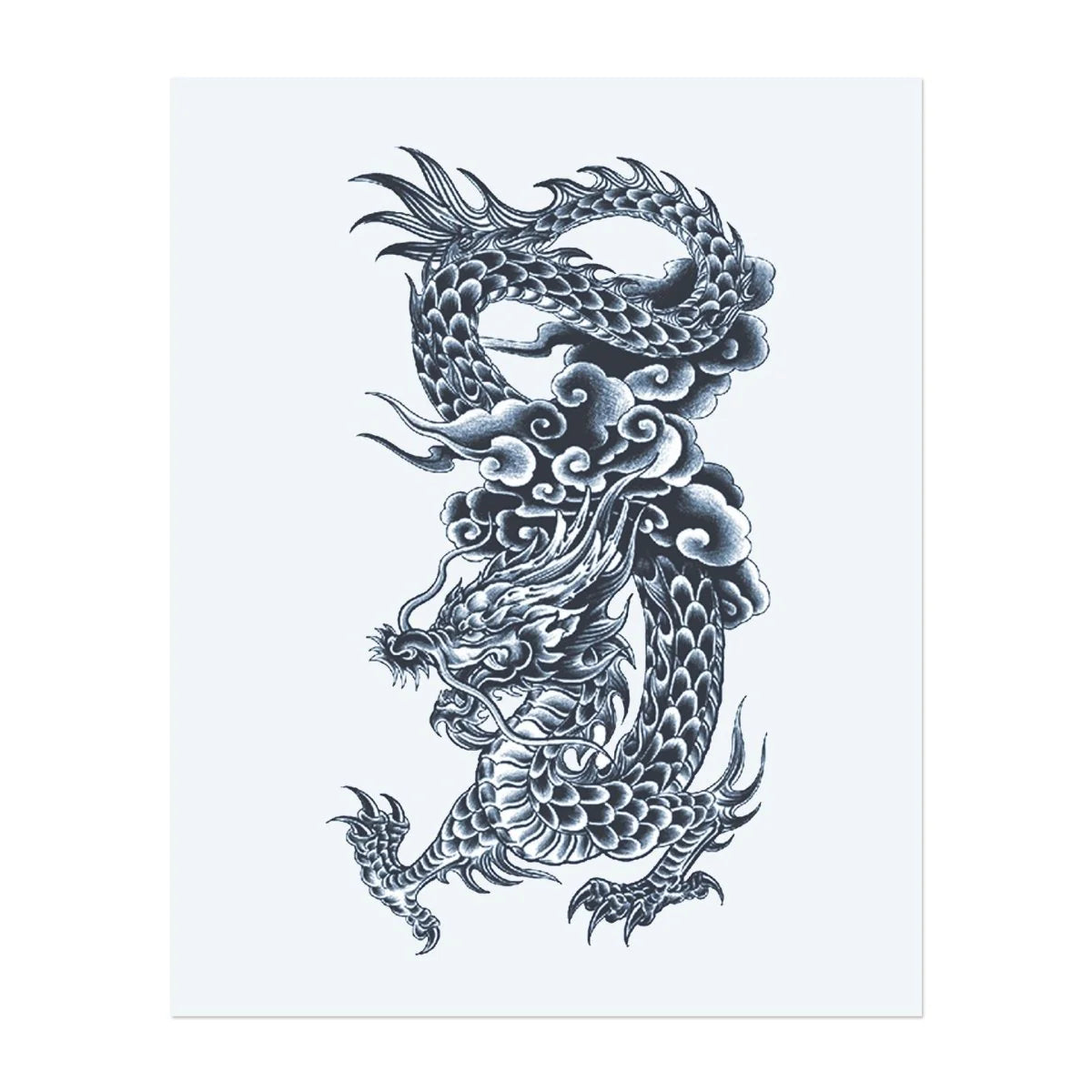 Japan Moon Dragon